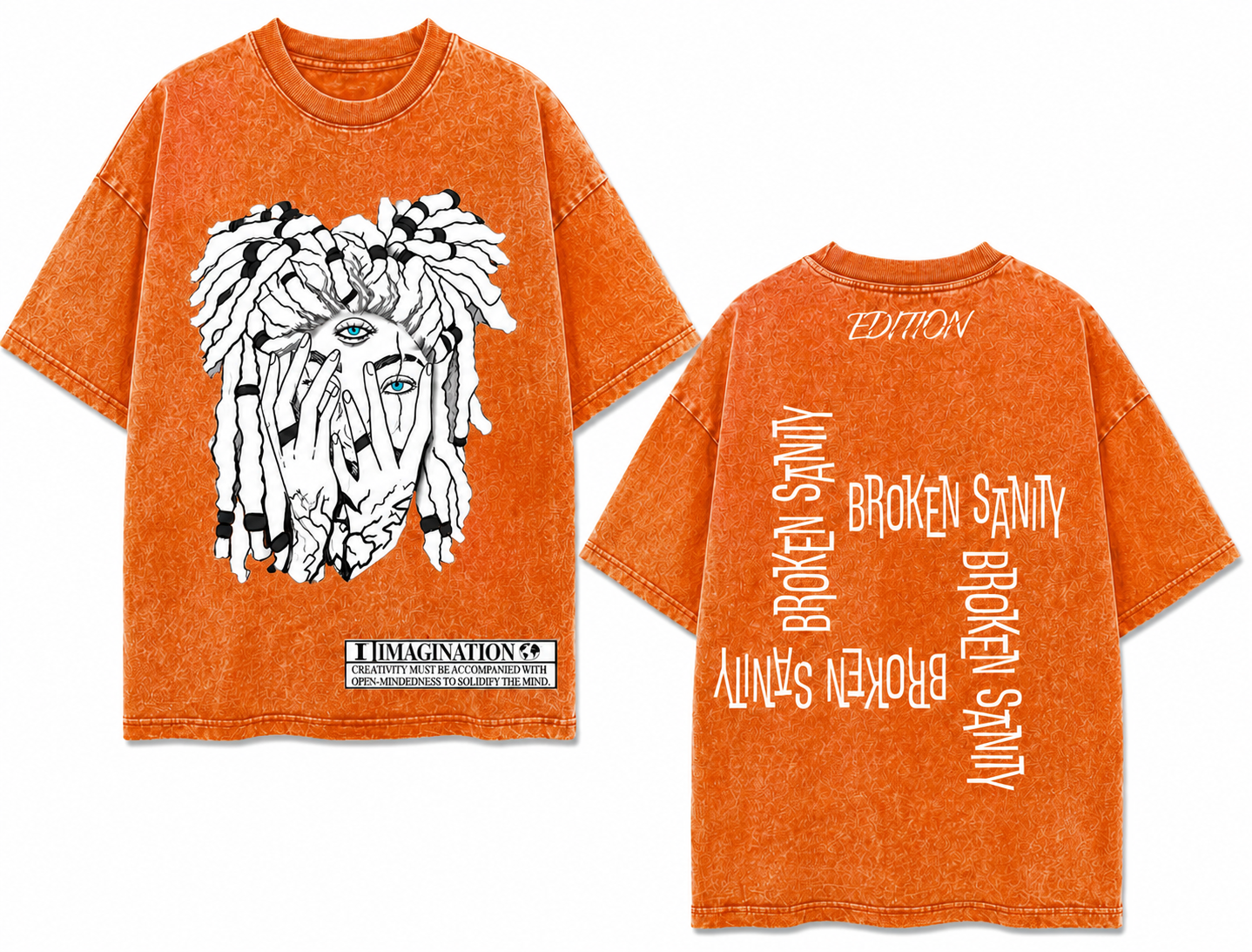 Broke Sanity Unisex Vintage Washed Tee