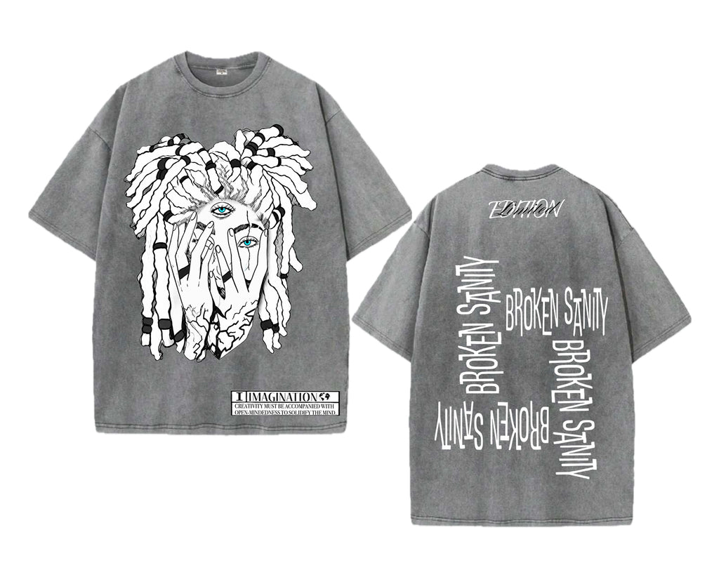 Broke Sanity Unisex Vintage Washed Tee