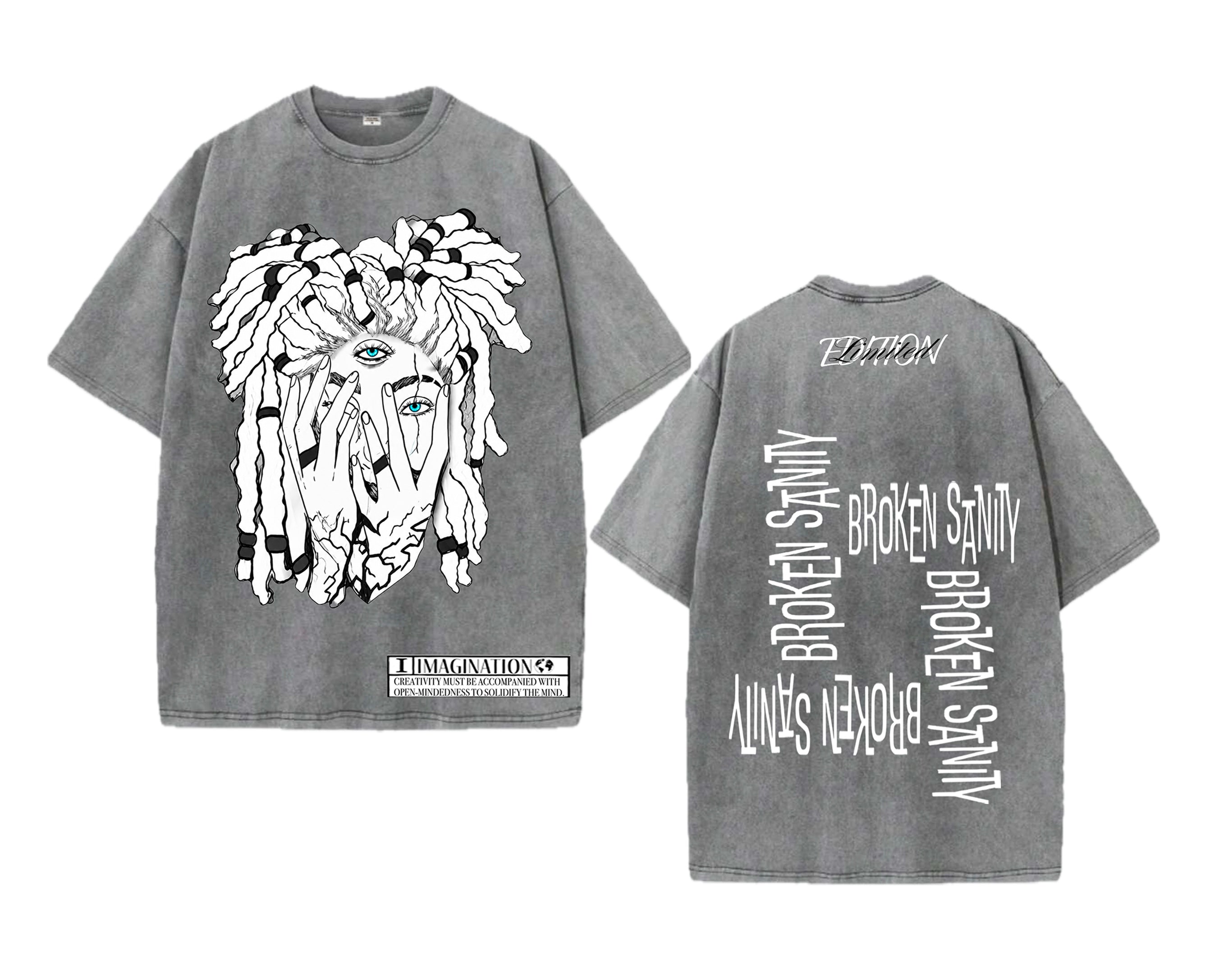 Broke Sanity Unisex Vintage Washed Tee